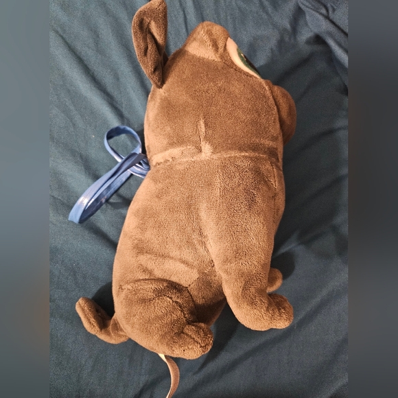 Bingo Plush Puppy Dog Pals Disney Store 10" Grey Frenchie Stuffed Animal Toy - Picture 2 of 9